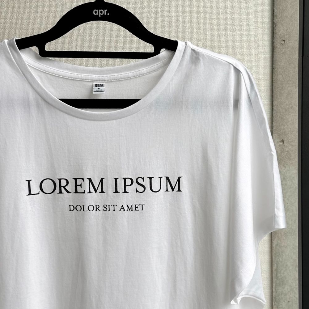 Silhouette CAMEO5で作成した英字ロゴTシャツ