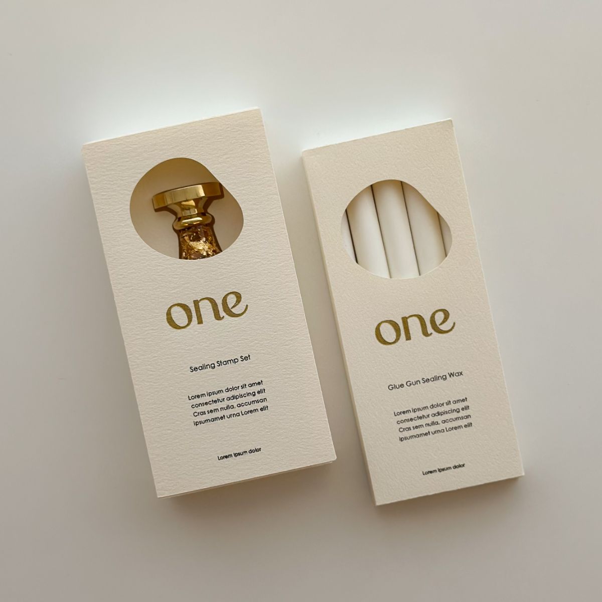 箔押しロゴ入りシーリングスタンプボックス全体写真