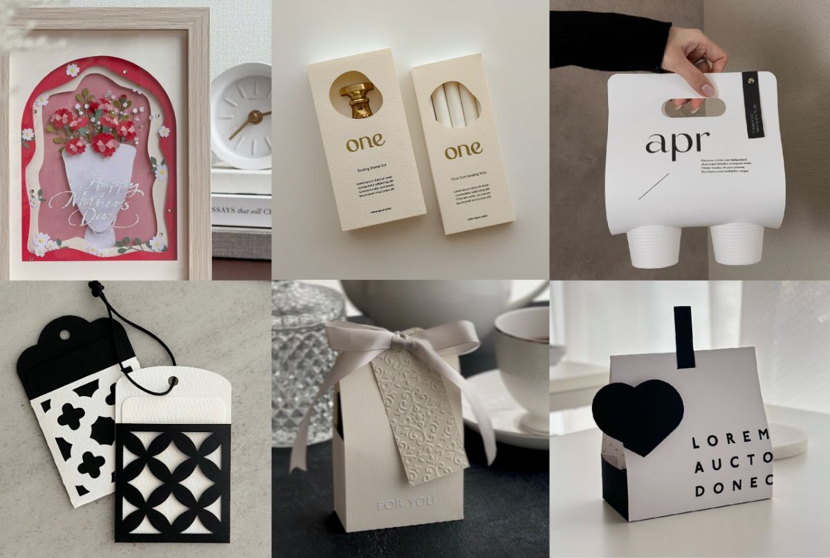 sp-fullwide-image カッティングマシンで作った紙のペーパークラフトやギフトタグの作例