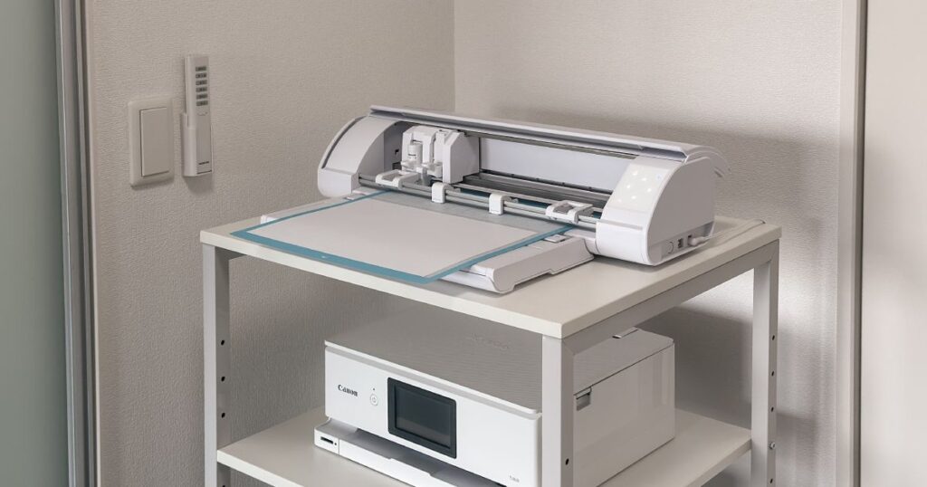 カッティングマシンSilhouette CAMEO5の作業スペース全体