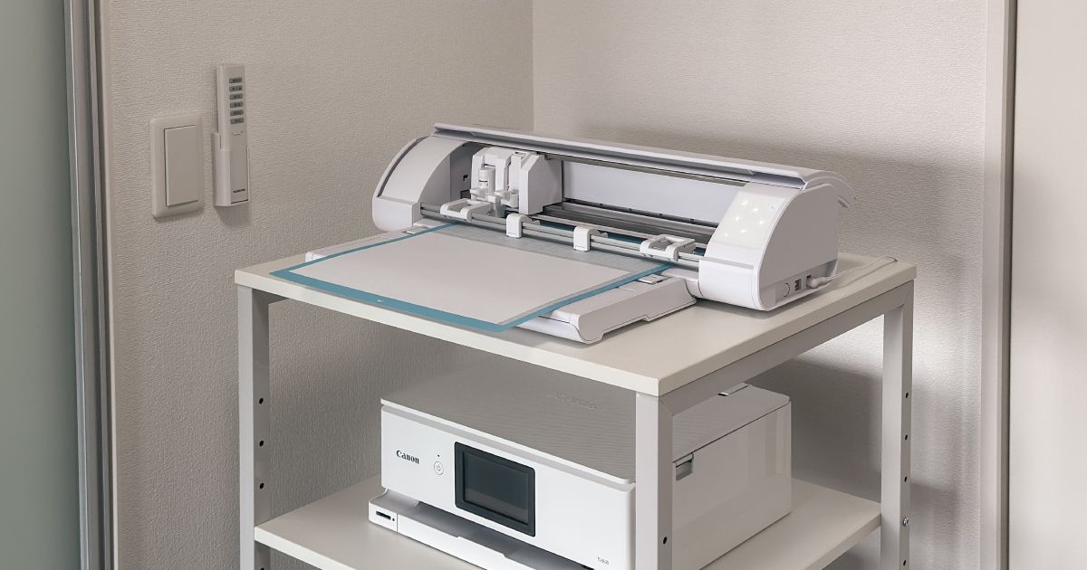 カッティングマシンSilhouette CAMEO5の作業スペース全体