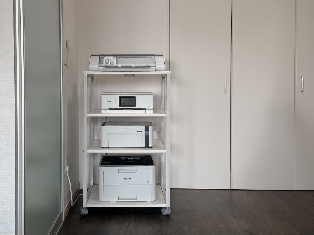 CAMEO5をラック上に設置した全体写真。設置スペースのイメージ